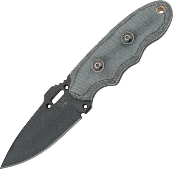 TOPS Covert Anti-Terrorism Fixed Blade 3" 1095 Steel Black