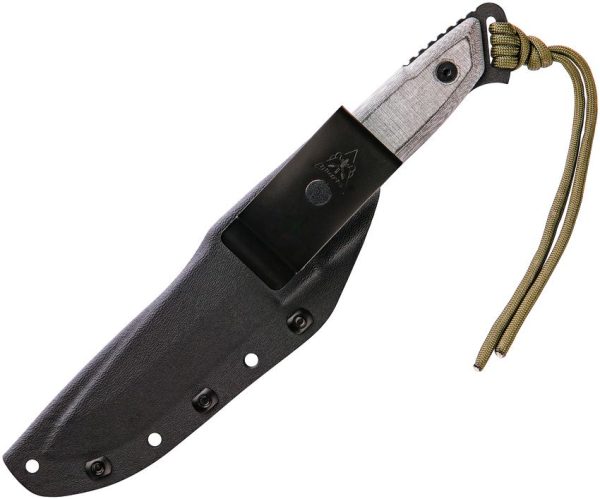 TOPS Dawn Warrior 1095 Carbon Steel Fixed Blade Knife USA