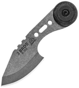 TOPS 3 Bros Neck Knife Hunters 1095HC Fixed Blade USA