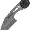 TOPS 3 Bros Neck Knife Tanto 1095HC Fixed Blade USA