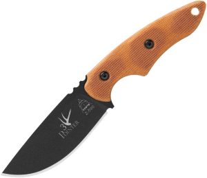 TOPS 3 Pointer Fixed Blade Knife Tan Micarta 1095HC Steel
