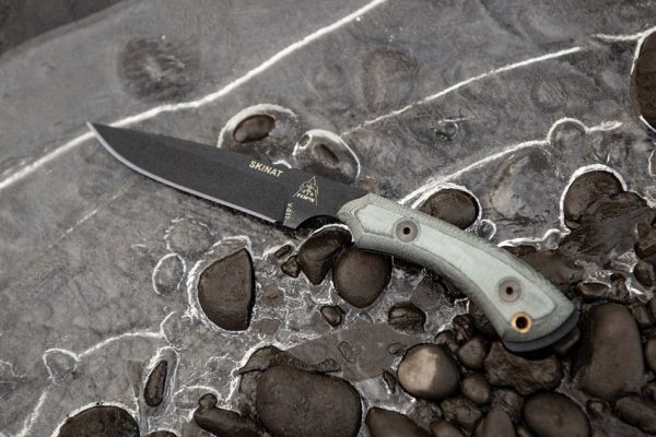 TOPS Skinat Fixed Blade Knife 1095 High Carbon Steel USA Made