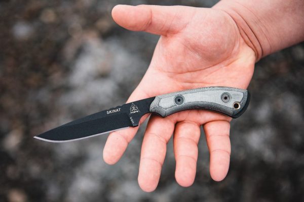 TOPS Skinat Fixed Blade Knife 1095 High Carbon Steel USA Made