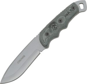 TOPS Cochise Ranger Fixed Blade 1095 Steel Black Micarta USA