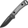 TOPS Overlander Fixed Blade Knife 1095 Carbon Steel Tactical Gray