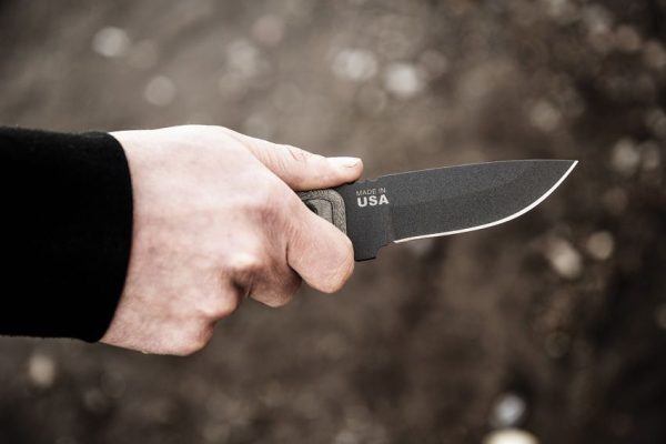 TOPS Overlander Fixed Blade Knife 1095 Carbon Steel Tactical Gray