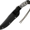 TOPS Moccasin Ranger Fixed Blade 1095 High Carbon Steel USA Made