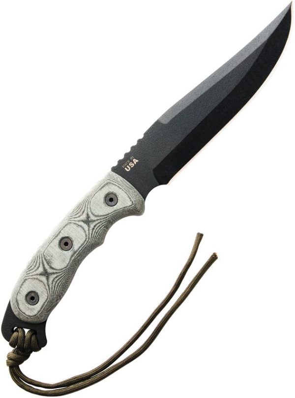 TOPS Moccasin Ranger Fixed Blade 1095 High Carbon Steel USA Made