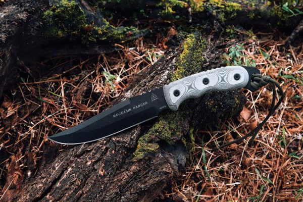 TOPS Moccasin Ranger Fixed Blade 1095 High Carbon Steel USA Made