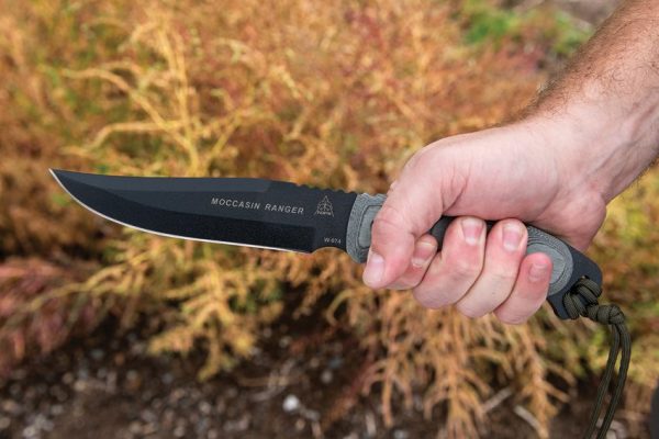 TOPS Moccasin Ranger Fixed Blade 1095 High Carbon Steel USA Made