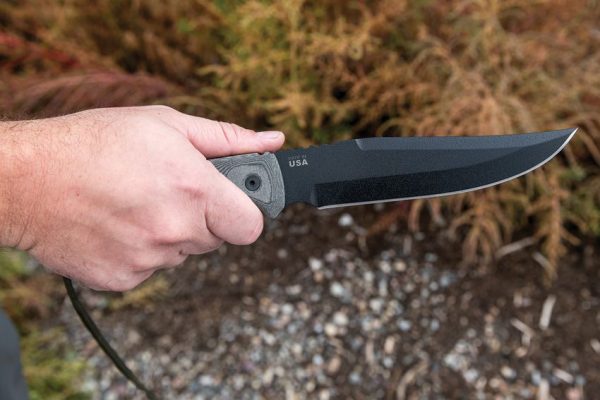 TOPS Moccasin Ranger Fixed Blade 1095 High Carbon Steel USA Made