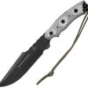 TP906.jpg TOPS Alaskan Harpoon Fixed Blade 1095 Carbon Steel Black