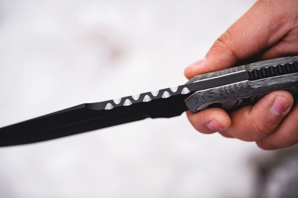 TP906_add_03.jpg TOPS Alaskan Harpoon Fixed Blade 1095 Carbon Steel Black