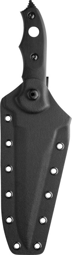 TOPS Abaniko Fixed Blade 1095HC Steel Black G10 USA Made