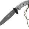 TOPS Apache Falcon Fixed Blade 1095 Steel Black Micarta