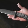 TOPS Apache Falcon Fixed Blade 1095 Steel Black Micarta
