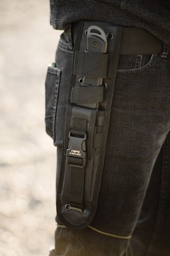 TOPS Air Wolfe 5" Fixed Blade Tactical Knife 1095 High Carbon