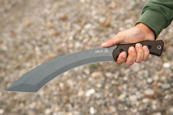 TOPS A-Klub Machete 12.38" 1095HC Fixed Blade Kydex Sheath