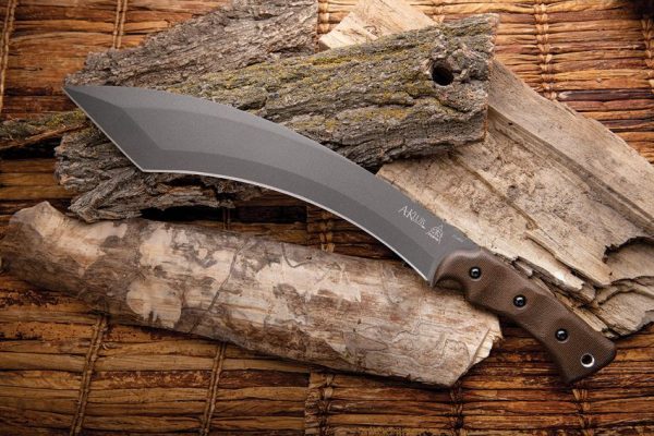 TOPS A-Klub Machete 12.38" 1095HC Fixed Blade Kydex Sheath