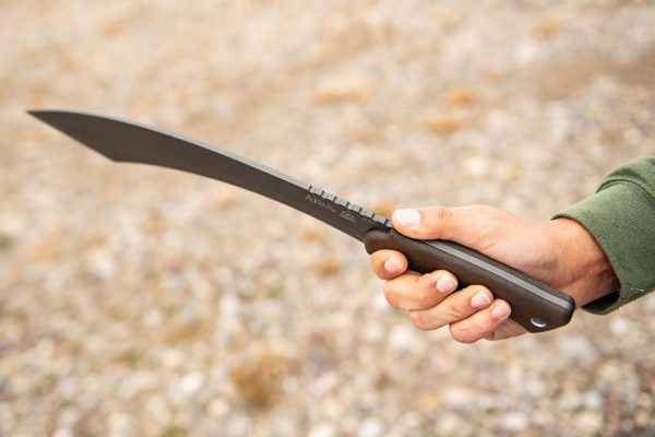 TOPS A-Klub Machete 12.38" 1095HC Fixed Blade Kydex Sheath