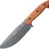 TOPS Armado 6.5 Fixed Blade Knife 1095HC Steel Tan Micarta