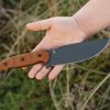 TOPS Armado 6.5 Fixed Blade Knife 1095HC Steel Tan Micarta