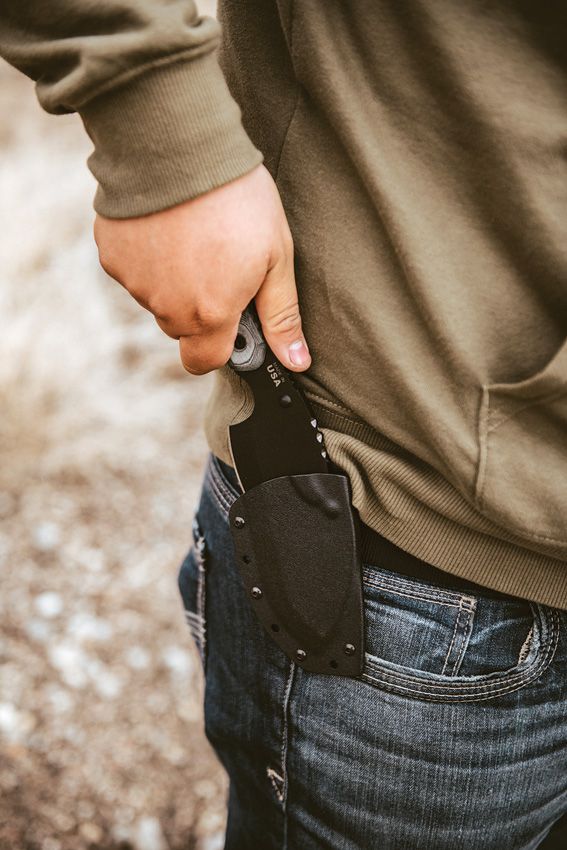 TOPS American Trail Master Fixed Blade 1095 Steel Knife USA