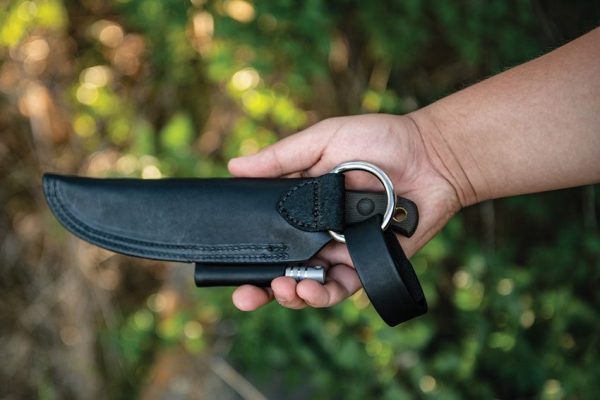 TOPS Baja 4.5 Fixed Blade Green Canvas Micarta 1095HC Steel