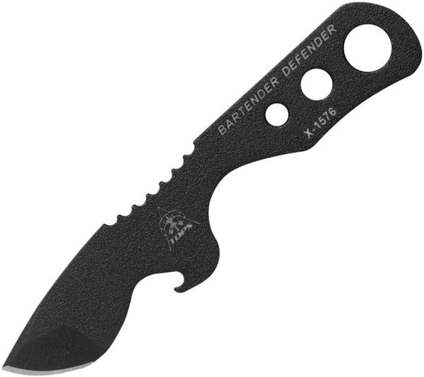 TOPS Bartender Defender Fixed Blade 1095 Steel Tactical Knife USA