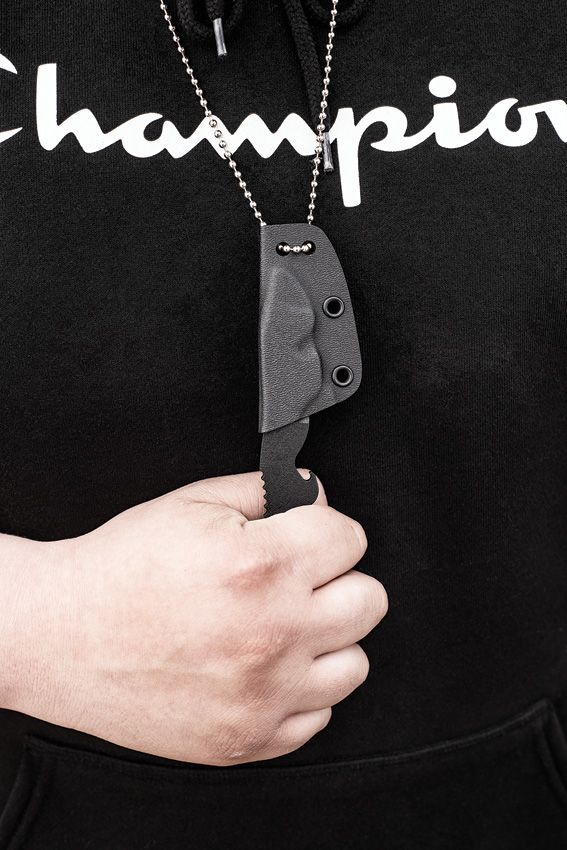 TOPS Bartender Defender Fixed Blade 1095 Steel Tactical Knife USA