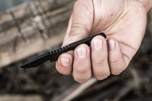 TOPS Bartender Defender Fixed Blade 1095 Steel Tactical Knife USA