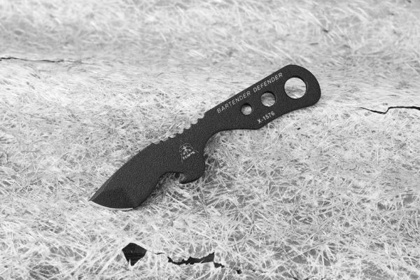 TOPS Bartender Defender Fixed Blade 1095 Steel Tactical Knife USA