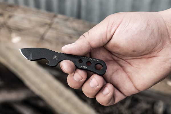 TOPS Bartender Defender Fixed Blade 1095 Steel Tactical Knife USA