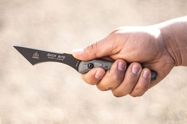 TOPS Back Bite Fixed Blade 1095 Carbon Steel Tactical Knife