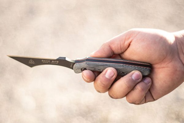 TOPS Back Bite Fixed Blade 1095 Carbon Steel Tactical Knife