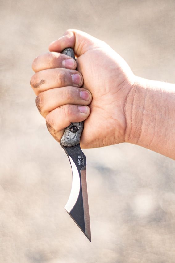 TOPS Back Bite Fixed Blade 1095 Carbon Steel Tactical Knife