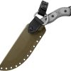 TOPS Bushcrafter Kukuri 7.38" 1095HC Fixed Blade Knife USA