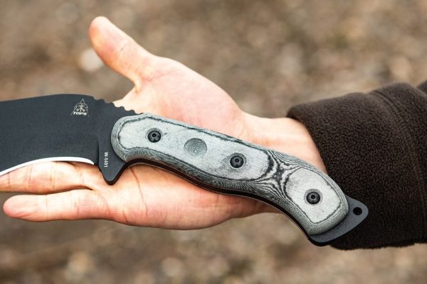 TOPS Bushcrafter Kukuri 7.38" 1095HC Fixed Blade Knife USA