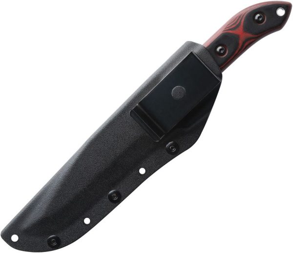 TOPS Black Heat 1095HC Fixed Blade Knife 6.5" USA Made