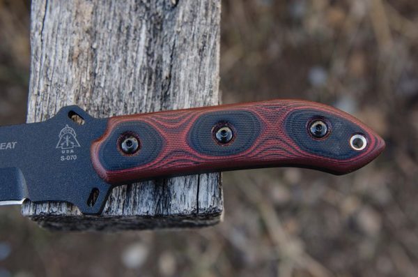 TOPS Black Heat 1095HC Fixed Blade Knife 6.5" USA Made