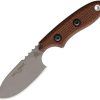 TPBLTT01.jpg TOPS Bull Trout Fixed Blade 154CM Stainless Micarta Knife