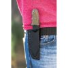 TOPS Backpackers Bowie Fixed Blade Knife 1095HC Steel Green Micarta