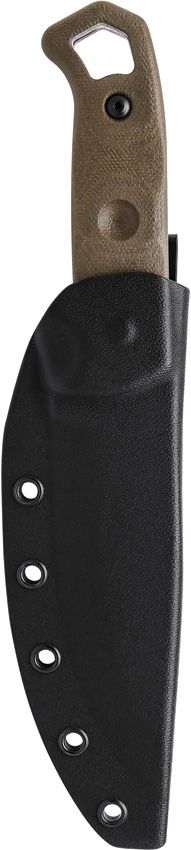 TOPS Brakimo Fixed Blade 5.25" 1095HC Green Canvas Knife