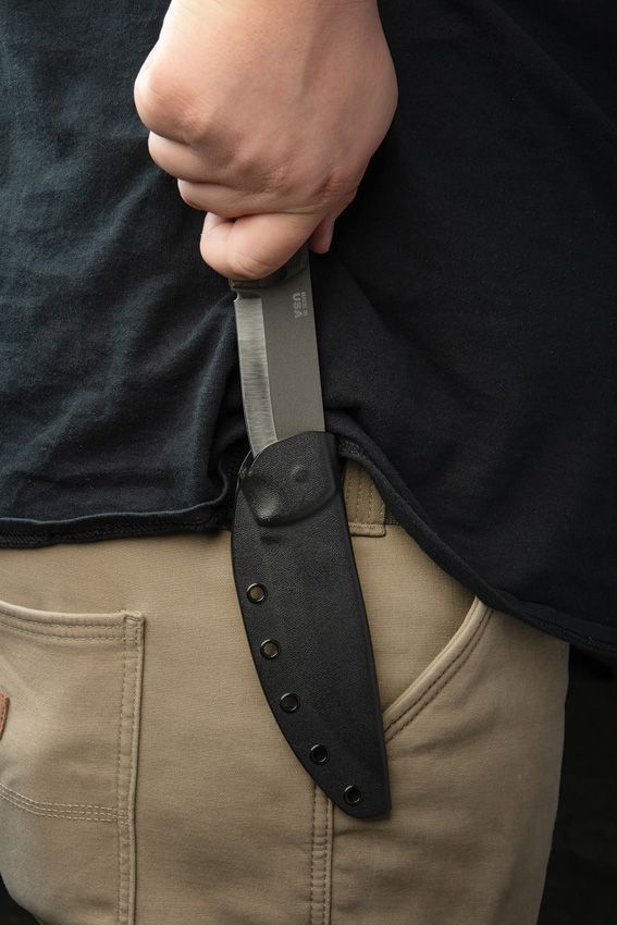 TOPS Brakimo Fixed Blade 5.25" 1095HC Green Canvas Knife