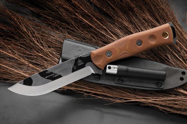 TOPS Fieldcraft BOB Hunter Fixed Blade 1095HC Camo Knife