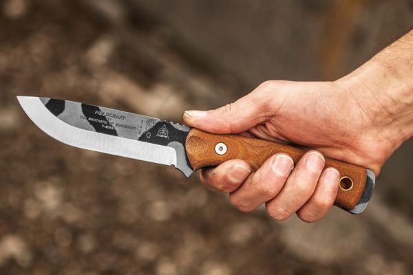 TOPS Fieldcraft BOB Hunter Fixed Blade 1095HC Camo Knife