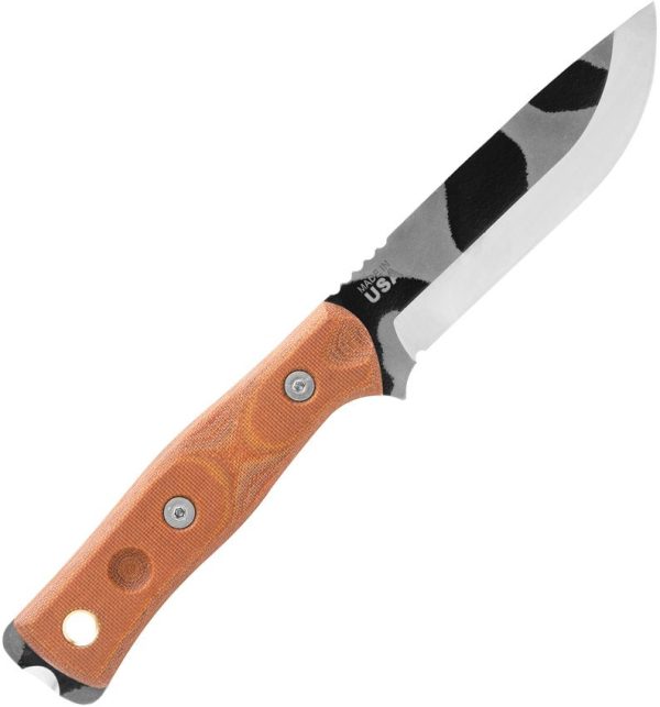 TOPS Fieldcraft BOB Hunter Fixed Blade 1095HC Camo Knife