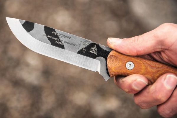 TOPS Fieldcraft BOB Hunter Fixed Blade 1095HC Camo Knife