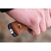 TOPS Fieldcraft BOB Hunter Fixed Blade Knife 1095HC Steel Tan Micarta