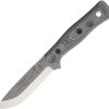TOPS Fieldcraft BOB Hunter 154CM Fixed Blade Knife Black Micarta